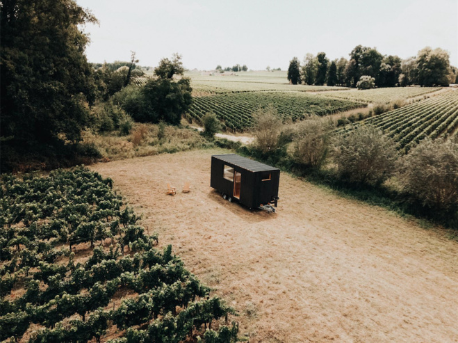 Une nuit en Tiny House au milieu des vignobles de Saint-Émilion