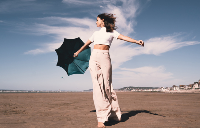 Beau Nuage : l’élégance du parapluie conçu à partir de bouteilles plastiques recyclées