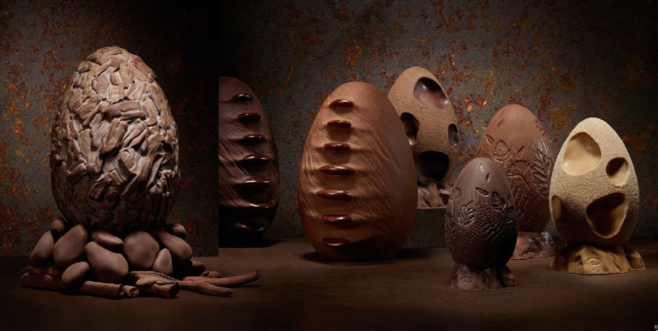 Chocolats de Pâques 2022 : Pierre Hermé et sa collection « Brut »