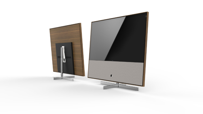 Une touche de bois pour les téléviseurs Loewe