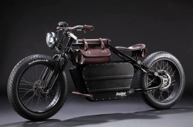 Mantra : un vélomoteur électrique vintage signé ItalJet