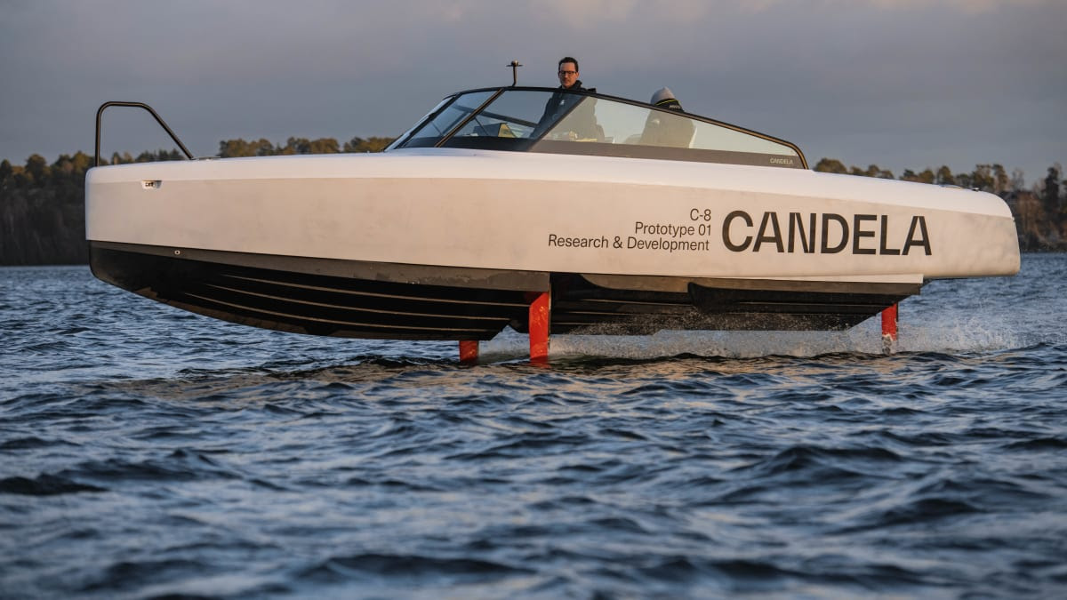 Candela C-8 à l’eau : le bateau électrique le plus attendu au monde