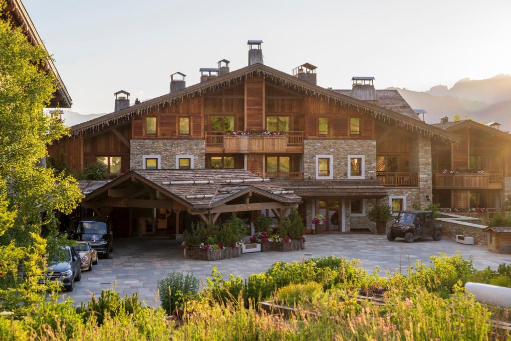 Hôtel à la montagne  : le Four Seasons Hotel Megève