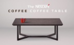 Nescafé crée une table écologique en marc de café