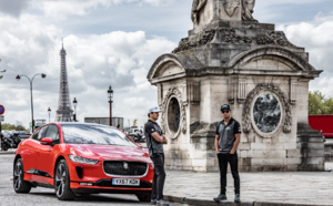 La Jaguar i-Pace dans les rues de Paris