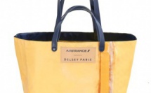 DELSEY PARIS et AIR FRANCE, pour un sac cabas exclusif, en version upcycling